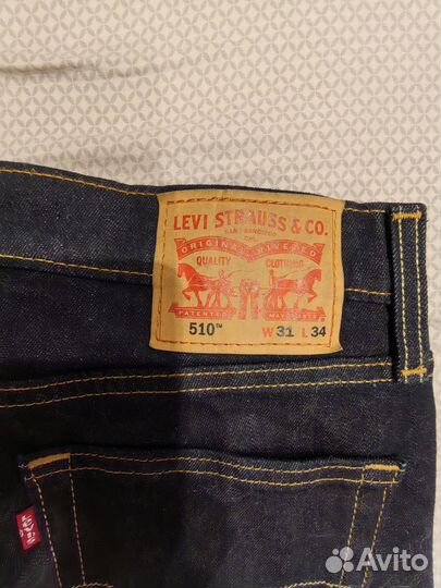 Джинсы levis 501 синие