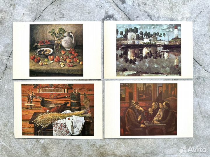 Набор открыток СССР: Третьяковская галерея картины