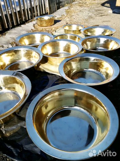 Таз медный. ссср. Клеймо