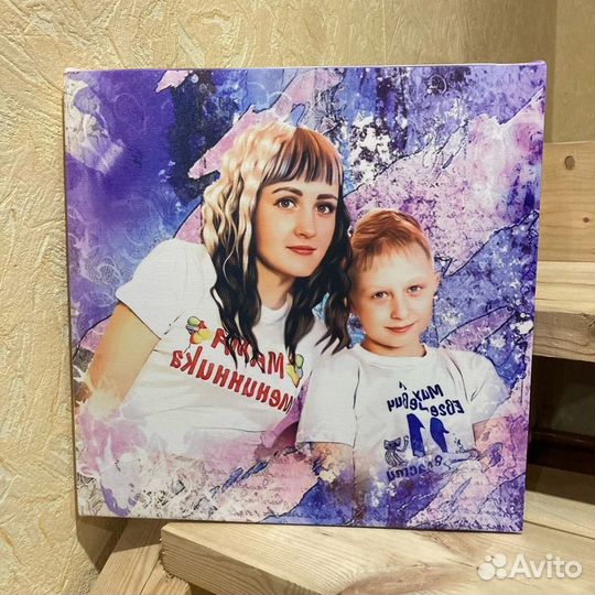 Портрет на холсте по фотографии