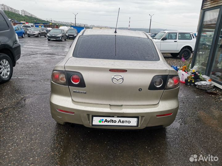 Mazda 3 1.6 МТ, 2007, 352 000 км
