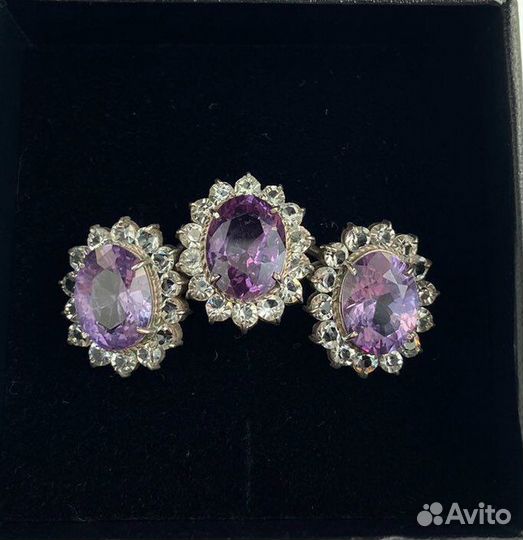 Серьги, кольцо