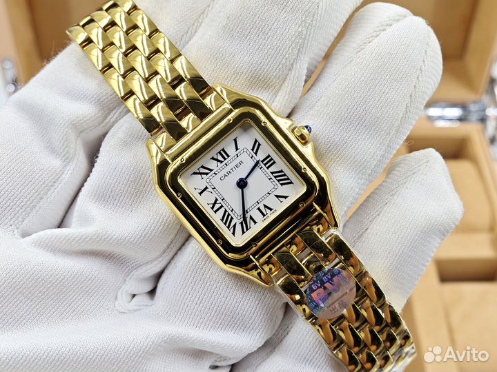 Золотые женские часы Cartier Panthere