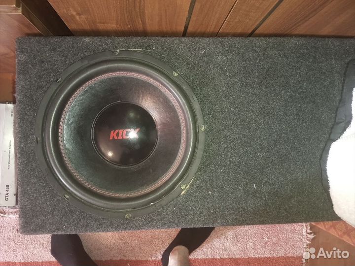 Сабвуфер Kicx Gt12m