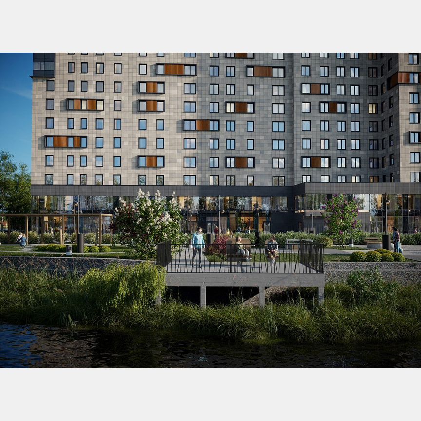 2-к. апартаменты, 61,7 м², 4/13 эт.