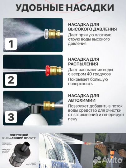 Мойка аккумуляторная высокого давления