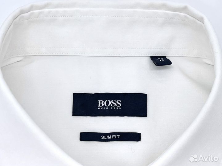 Hugo Boss M/L Рубашка Белая под Запонки Новая