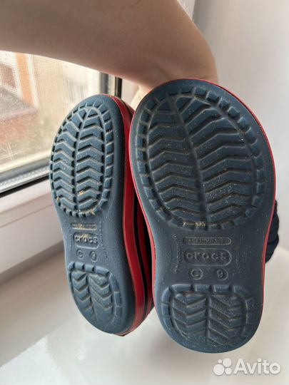 Резиновые сапоги crocs c9 утепленные