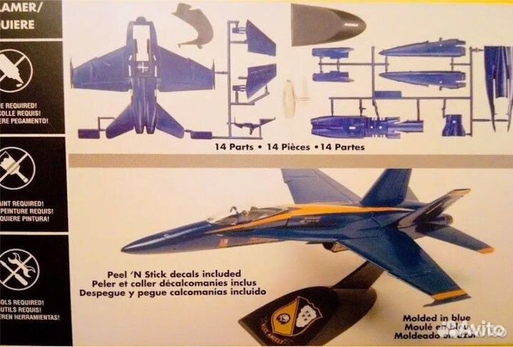 Модель Самолет Hornet F-18 Голубые ангелы Revell