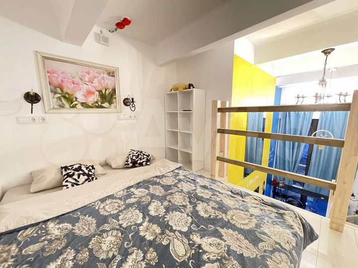 Квартира-студия, 20 м², 1 кровать