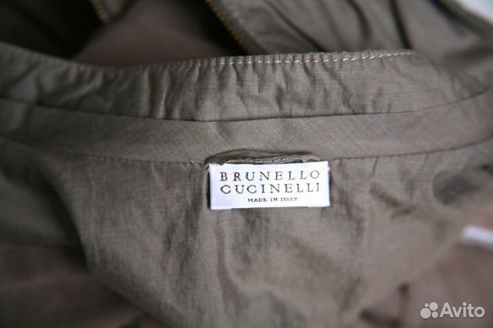 Brunello Cucinelli кожаная куртка оригинал