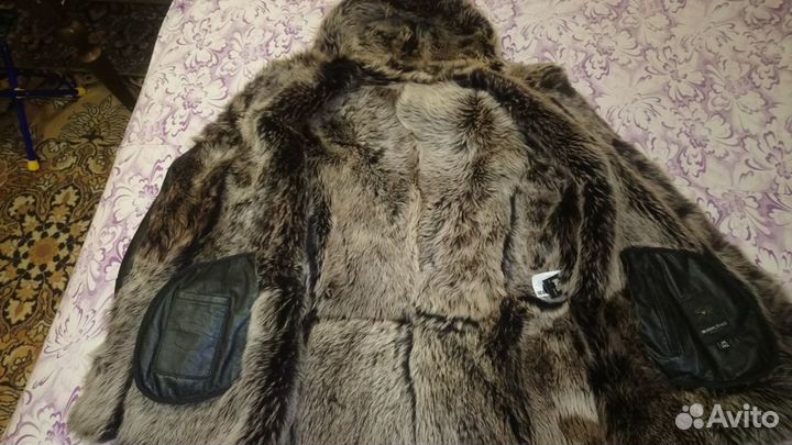 Зимняя мужская дубленка
