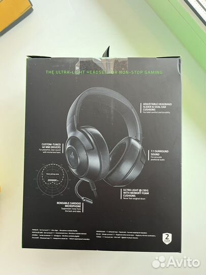 Игровые наушники razer kraken x lite