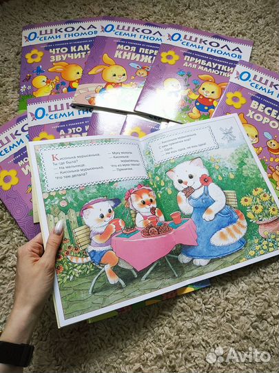 Развивающие книги. Школа семи гномов 0+