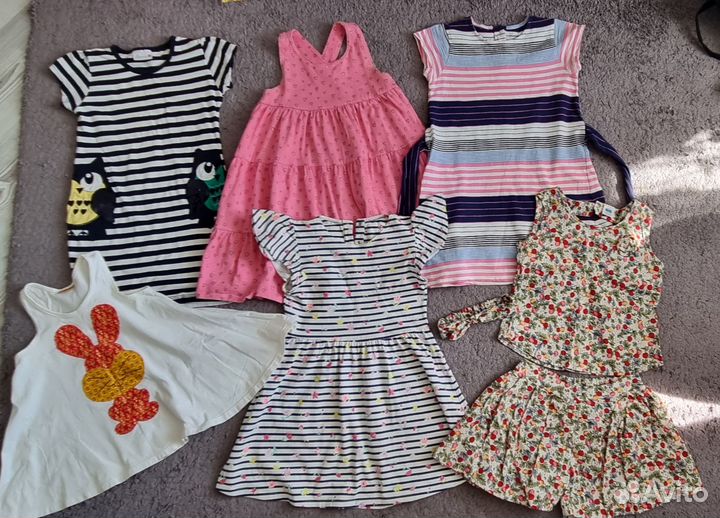 Пакет летних вещей для девочки, р-р 128
