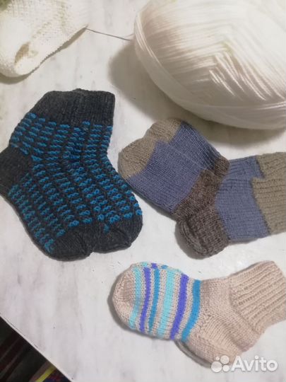 Носки вязаные ручной работы