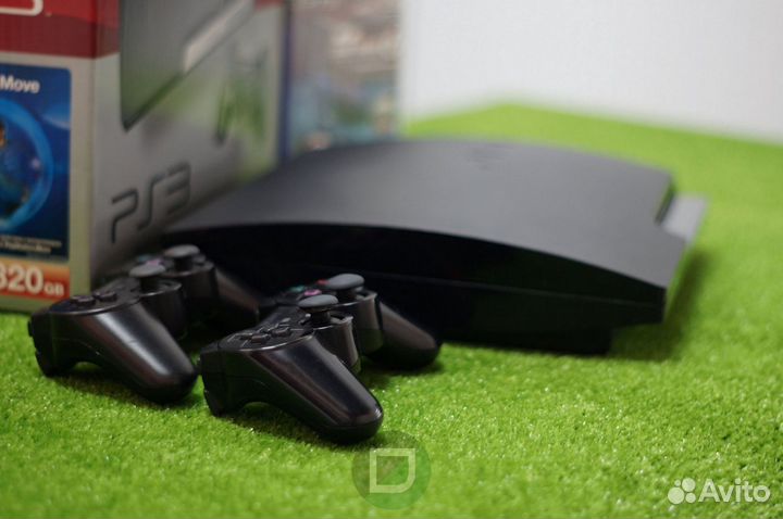 Прошитая PS3 Slim 320Gb. Гарантия