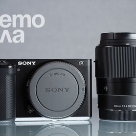 Sony ZV-E10 + Sigma 30mm f/1.4 DC DN новый