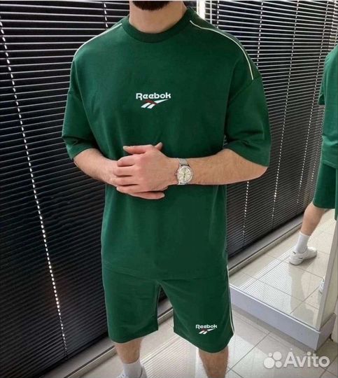 Костюм шорты и футболка мужской reebok