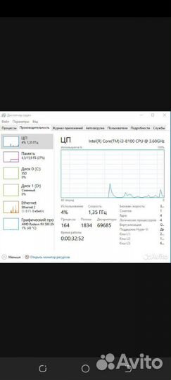 Игровой пк с монитором и переферией