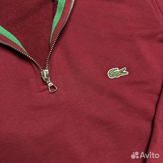 Джемпер Lacoste на молнии. Premium