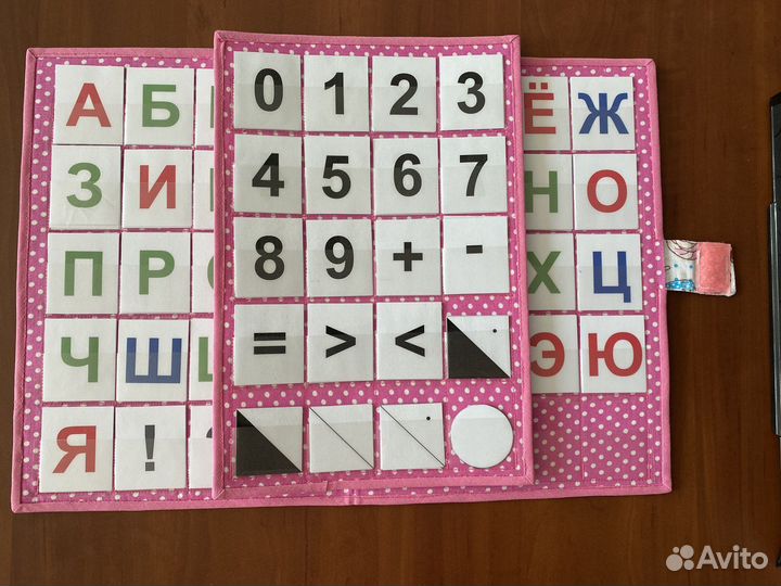 Касса букв и цифр