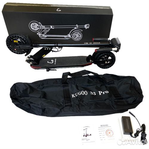 Электросамокат kugoo s3 pro jlong