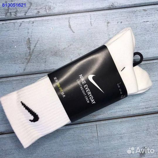 Носки Nike EveryDay 41-46 (Белые/Черные)