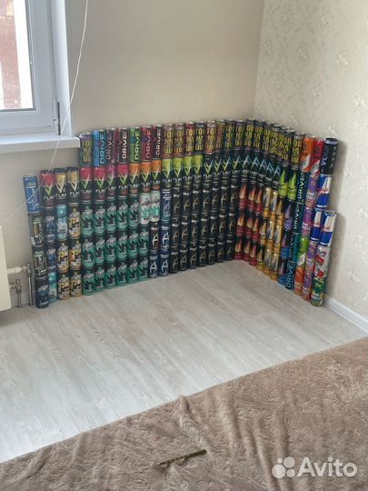 Банки из под энергетиков 134 штук