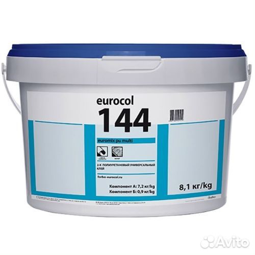 Forbo 144 Euromix PU Multi 2К пу клей, 8,1 кг