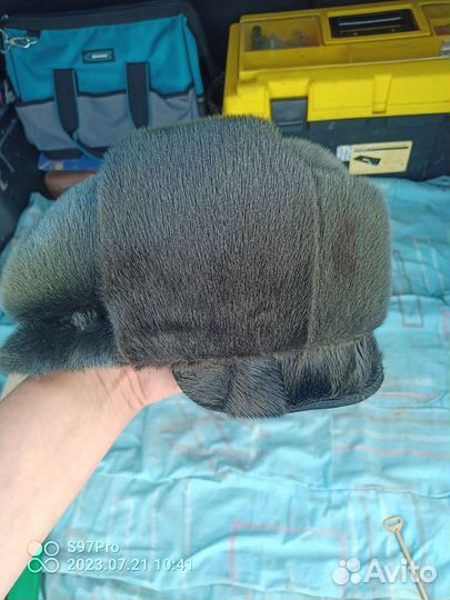 Меховая мужская кепка