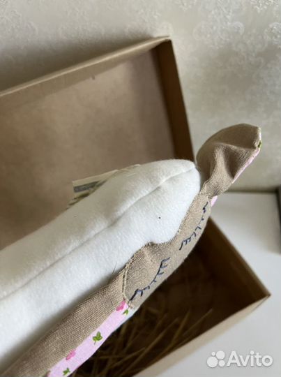 Игрушка ручной работы овечка