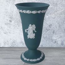 Wedgwood Jasperware Teal редкая вазочка 10 см