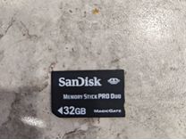 Карта памяти SanDisk memory stick pro duo 32gb