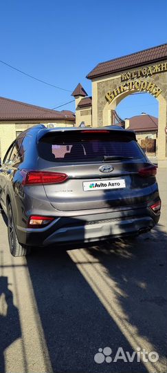 Hyundai Santa Fe 2.0 AT, 2019, 100 000 км