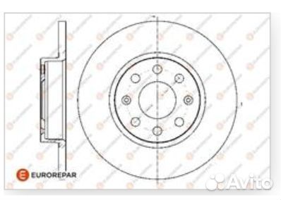 Диски тормозные opel 0569022 fiat Eurorepar 167600