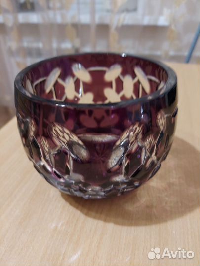 Салатник хрустальный