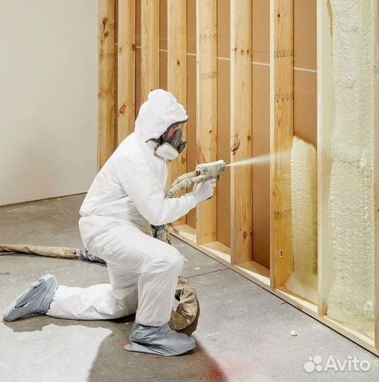 Утепление пенополиуретаном ангара напыление ППУ