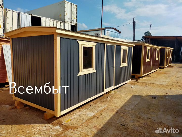 Новый вагончик бытовка с доставкой на манипуляторе