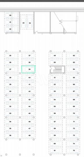 Машиноместо, 13 м²