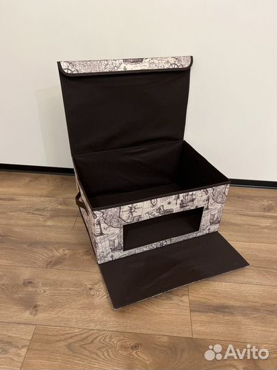 Коробка для хранения вещей. Цена за 4 шт