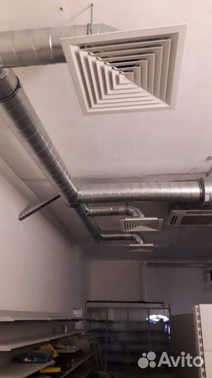 Монтаж системы вентиляции и кондиционирования