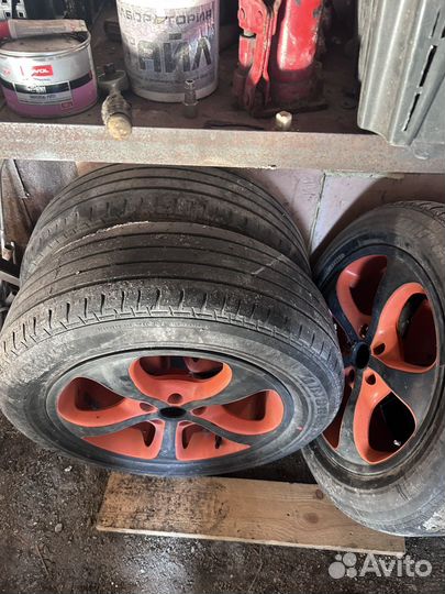 Колеса резина диски в сборе R18 летнее
