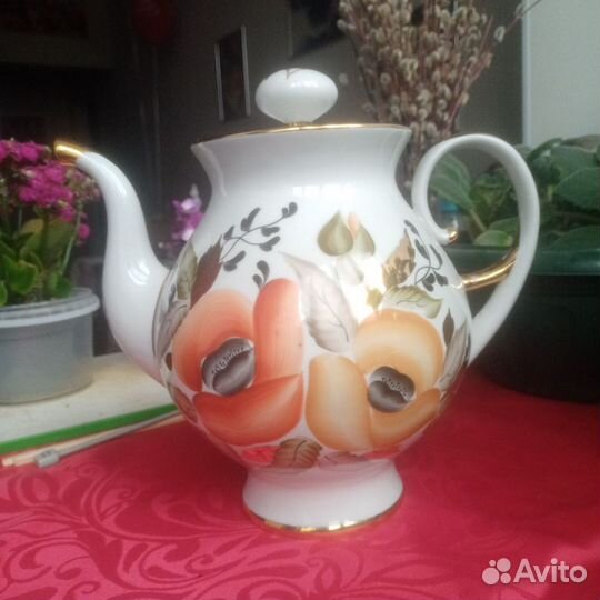 Чайник заварочный фарфоровый СССР