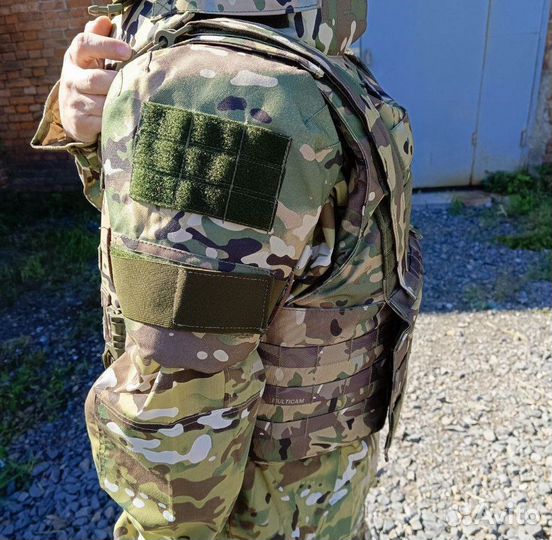 Бронежилет с увеличенной площадью защиты