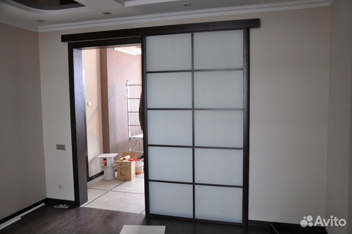 Стеклянные перегородки