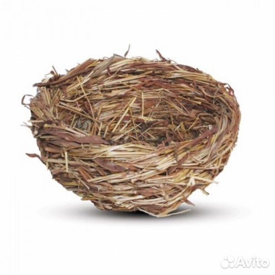 PT6185 Гнездо плетёное с ветками для птиц плоское