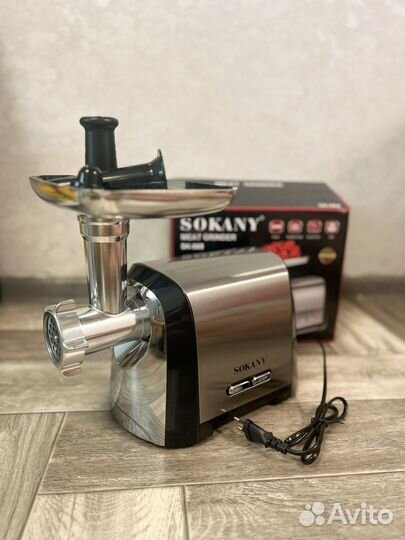 Электическая мясорубка sokany 3300 w