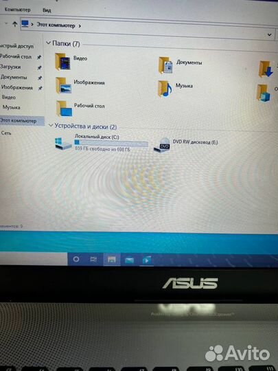 Ноутбук Asus i7-3630Q/OZU 8Gb/HDD700Gb/GT 740M (14