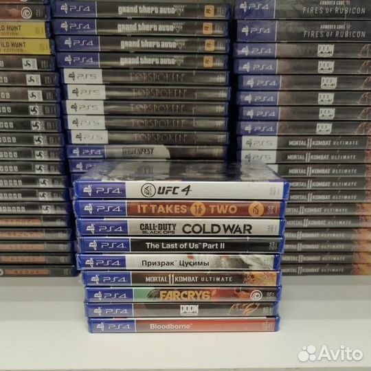 Игры для PS4 (Playstation 4) новые на дисках